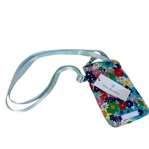 Vera Bradley Handbags - Vera Bradley NWT "Far Out Floral" Quilted Cellphone Crossbody Wallet Travel